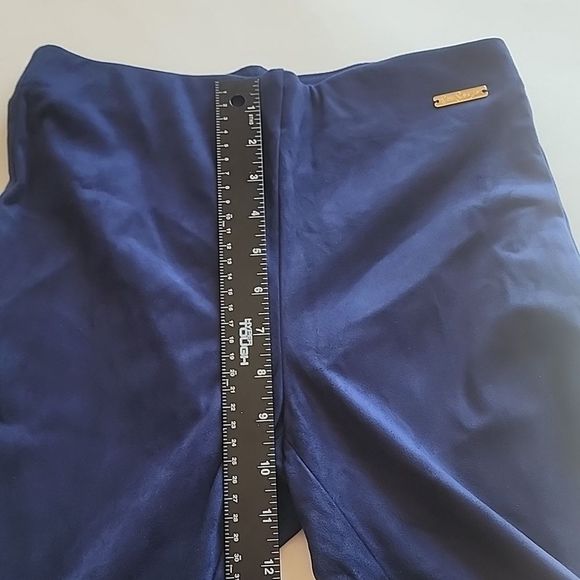 Lilly Pulitzer Anika High Rise Suede leggings True Navy Size 6 NWT - Picture 8 of 8